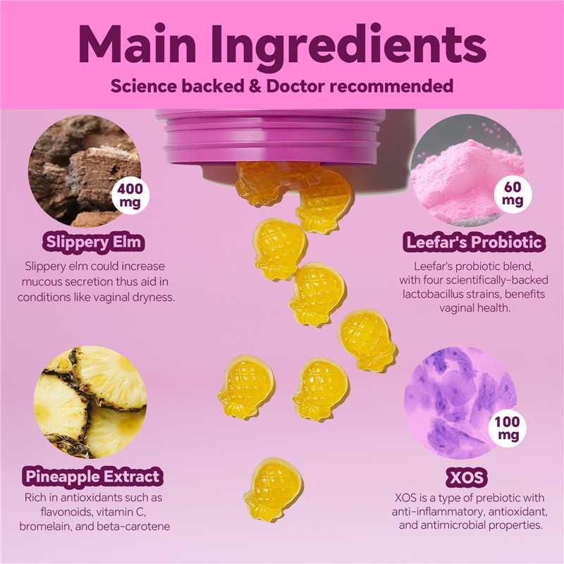 PH Balance Probiotic Gummies for Women | Support Intimate Wellness